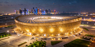 足球世界杯宏伟体育场馆 - 卡塔尔卢赛尔体育场全景